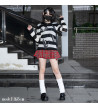 Pleated Pants Red Tartan Mini Skirt ACDC RAG