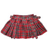 Pleated Pants Red Tartan Mini Skirt ACDC RAG