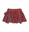 Jupe Short Ecossaise Rouge ACDC RAG