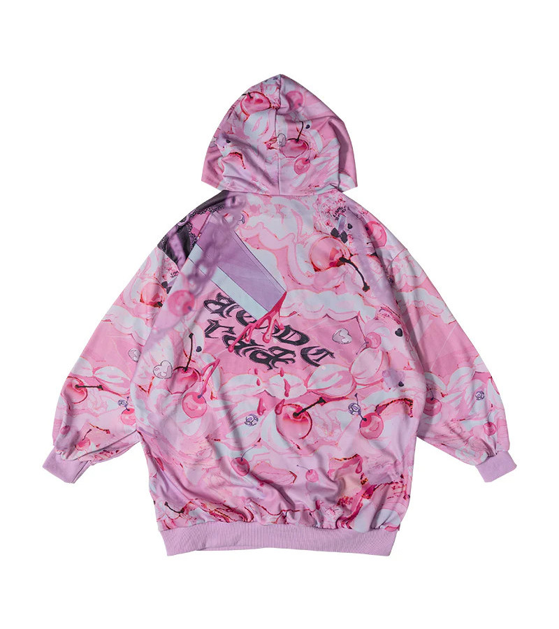 Pink Love Girl Hoodie ACDC RAG