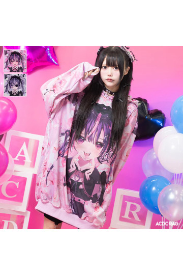 Love Girl Hoodie Rose ACDC RAG