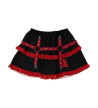 Mini Jupe Short Punky Bunny  Rouge ACDC RAG