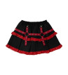 Mini Jupe Short Punky Bunny  Rouge ACDC RAG