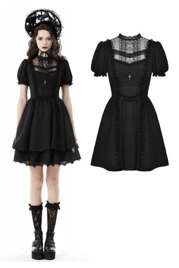 Black Gothic Doll Dress