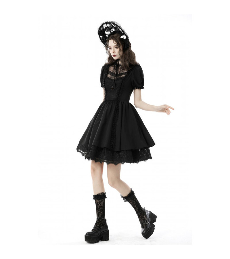 Robe Gothique Noires Doll Dress