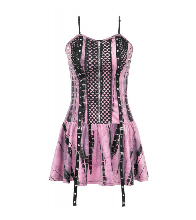 Robe Punk Rose Tie And Dye