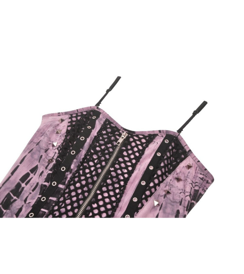 Pink Tie Dye Punk Rebelle Dress