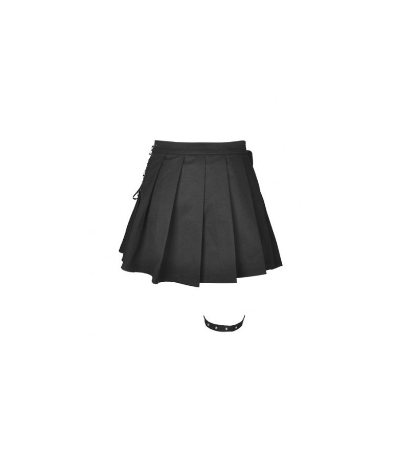 Jupe Punk Asymétrique Noire