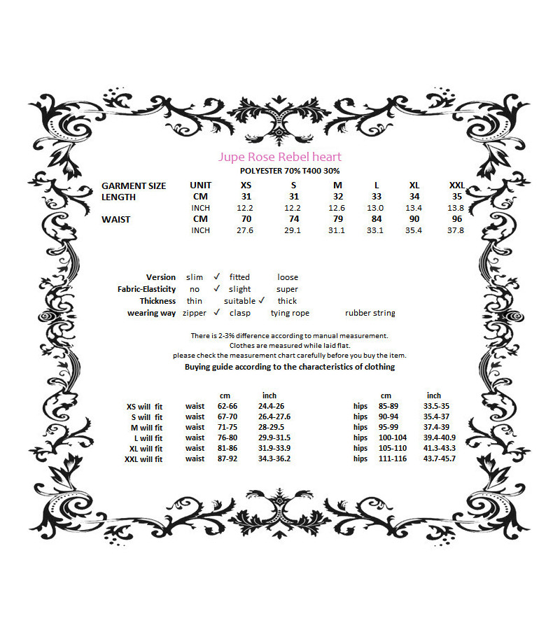 Jupe Rose Rebel Heart - Freaky Pink