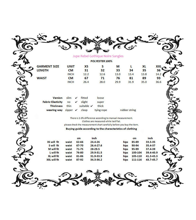 Jupe Gothique A Dentelle Noire