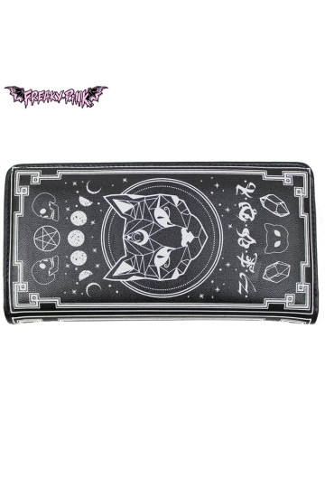 Cat and Occult Symbols Wallet