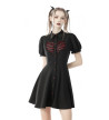 Red Heart Gothic Lolita Dress With Lacing