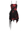 Robe Punk Rock Tie And Dye Rouge