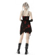 Punk Rock Red Tie Dye Dress