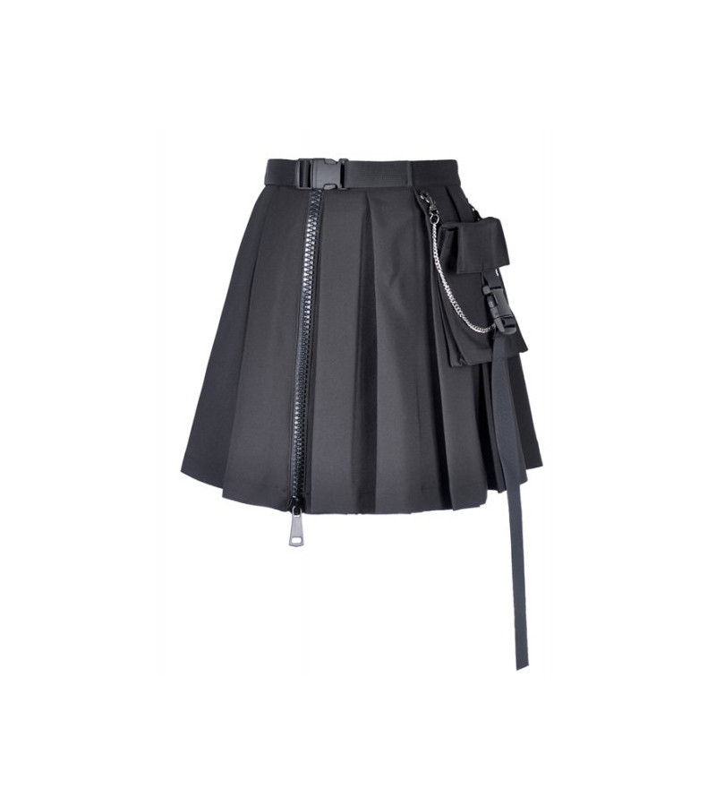 Jupe Casual Goth Avec Pochette