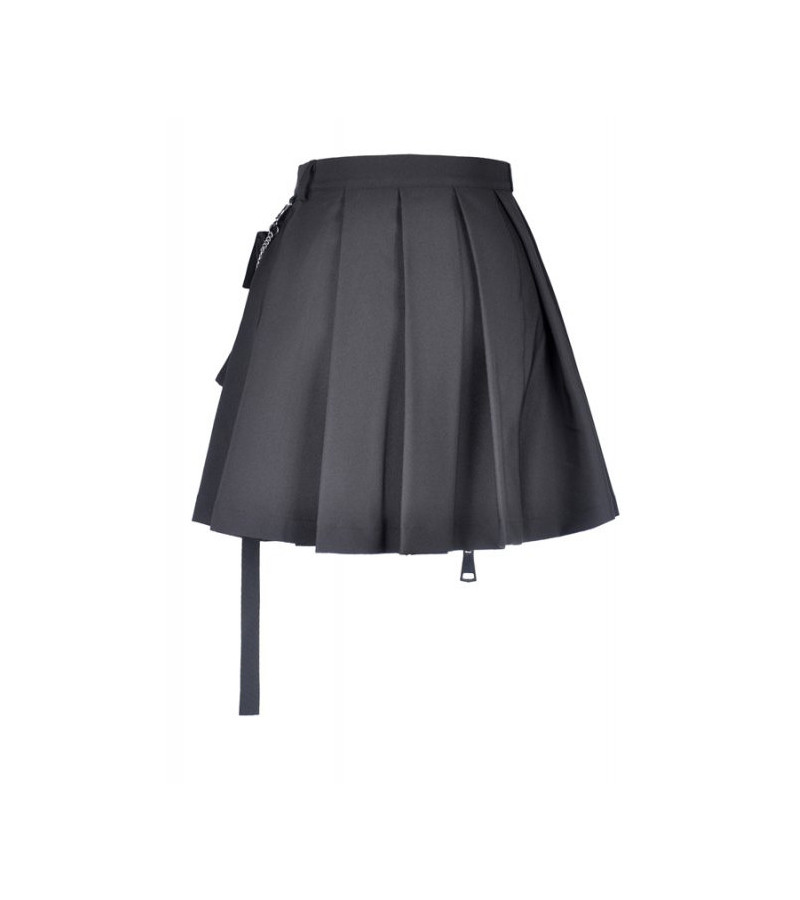 Jupe Casual Goth Avec Pochette