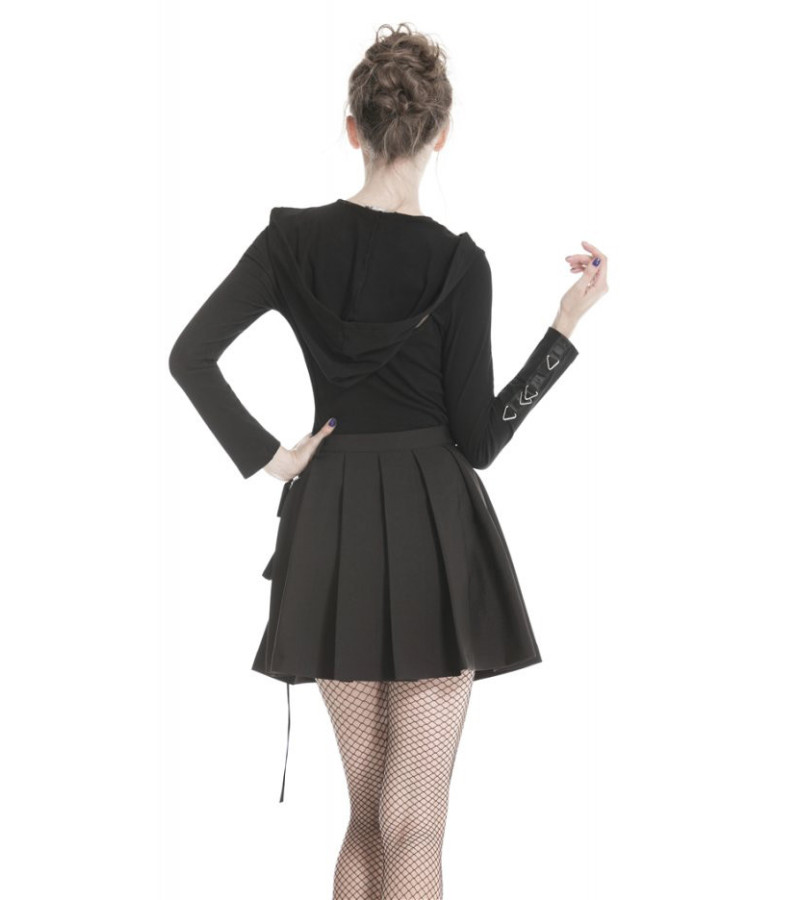 Jupe Casual Goth Avec Pochette