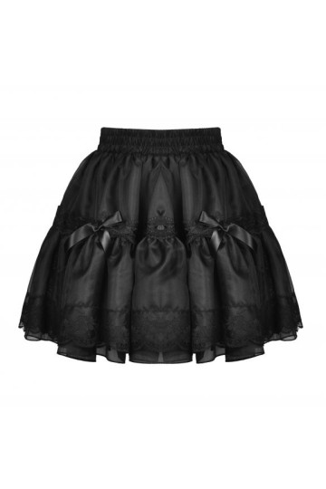 Jupe A Froufrous Black Dolly