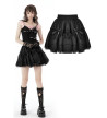 Black Dolly Frilly Mini Petticoat