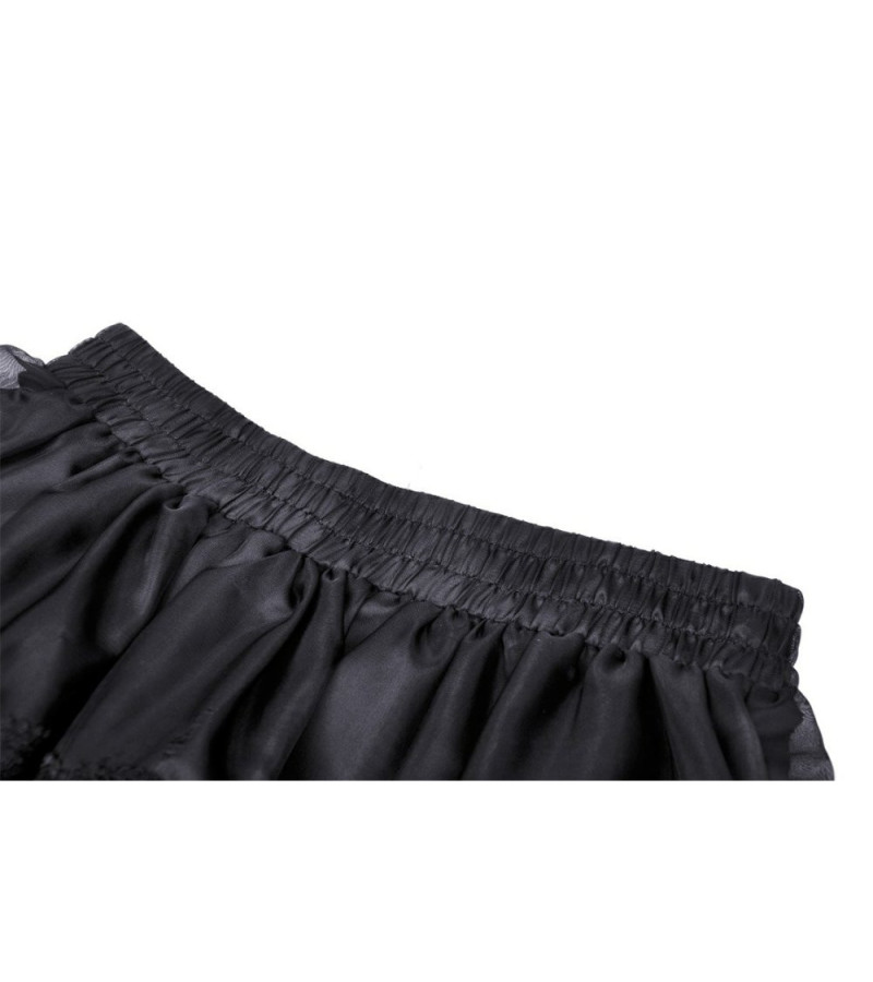 Black Dolly Frilly Mini Petticoat