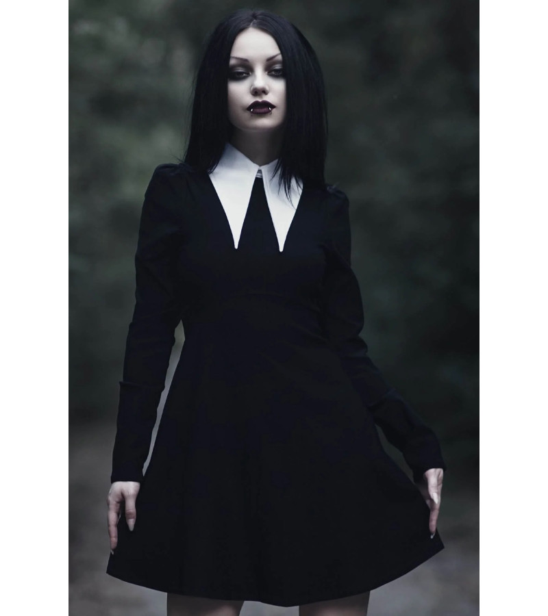 Cathedral Skater Dress Killstar - Freaky Pink