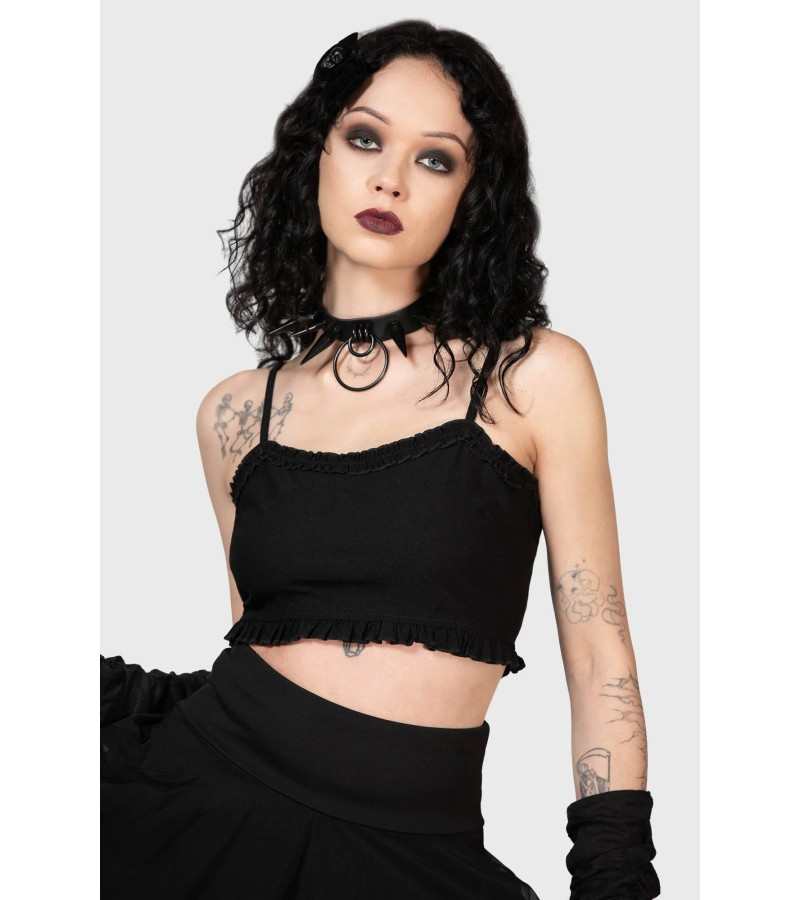Ines Crop Top  Killstar