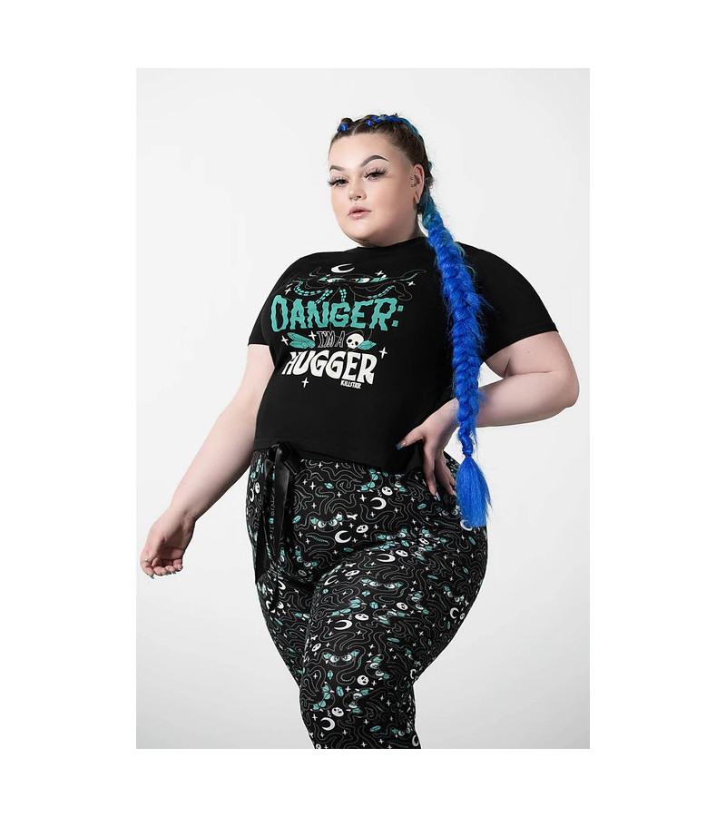 Cthulhu Danger T-shirt - Freaky Pink