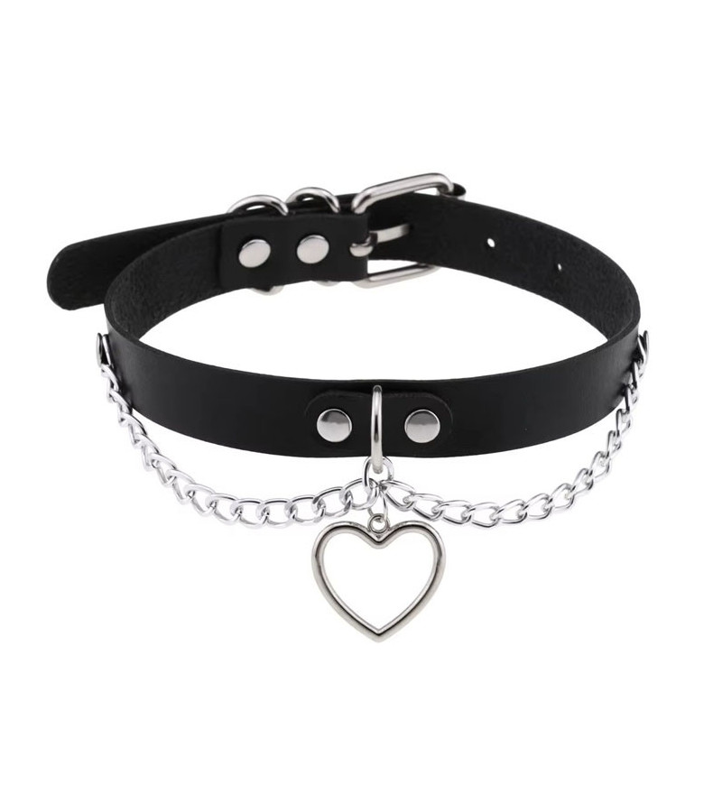 Heart Choker Pendent With Chain Heart Choker Pendent With Chain