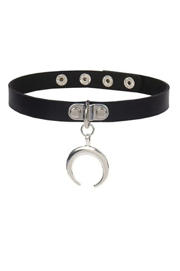 Choker Pendentif Croissant De Lune