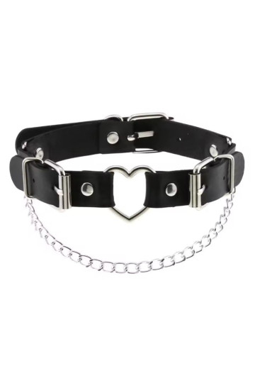 Choker Ceinture Coeur Chaine