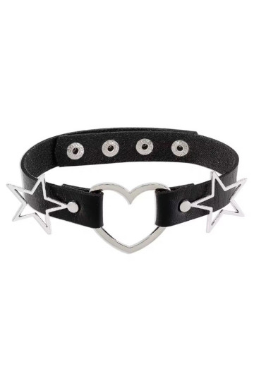 Choker Cœur Etoiles
