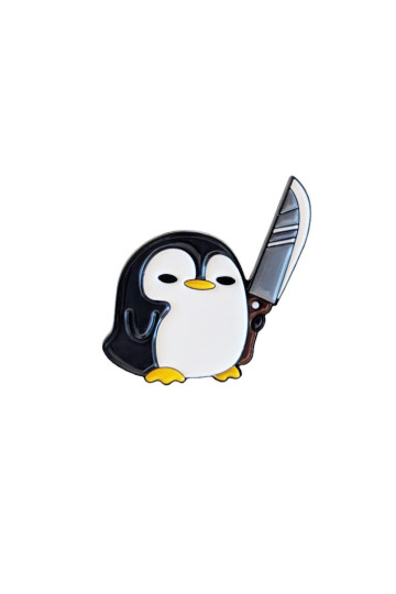 Penguin With Nife Pin