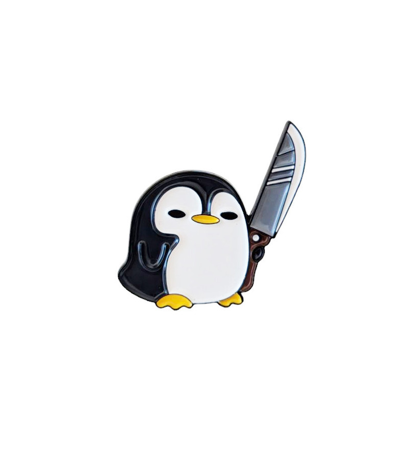 Penguin With Nife Pin