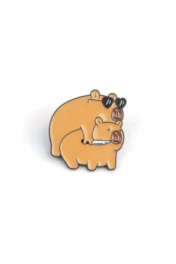 Capybara With Nife Pin
