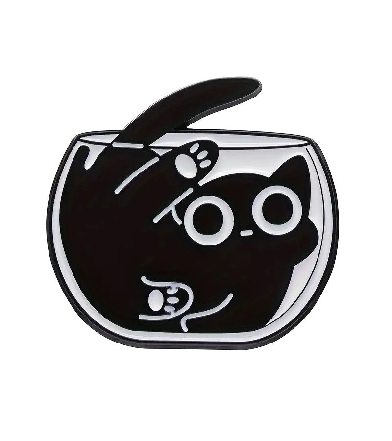 Pins Chat Noir Dans Bocal