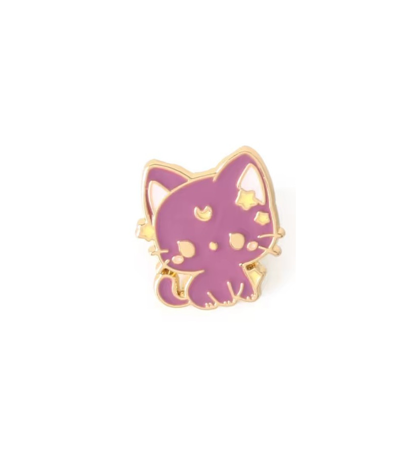 Pins Chat Kawaii Violet