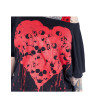 Skull Heart Double Top