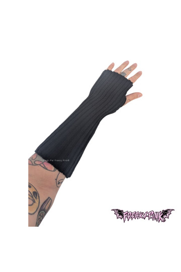 Black Thick Arm Warmers