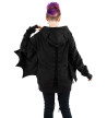Bat Doll Hood with wings, bat ears and lacing