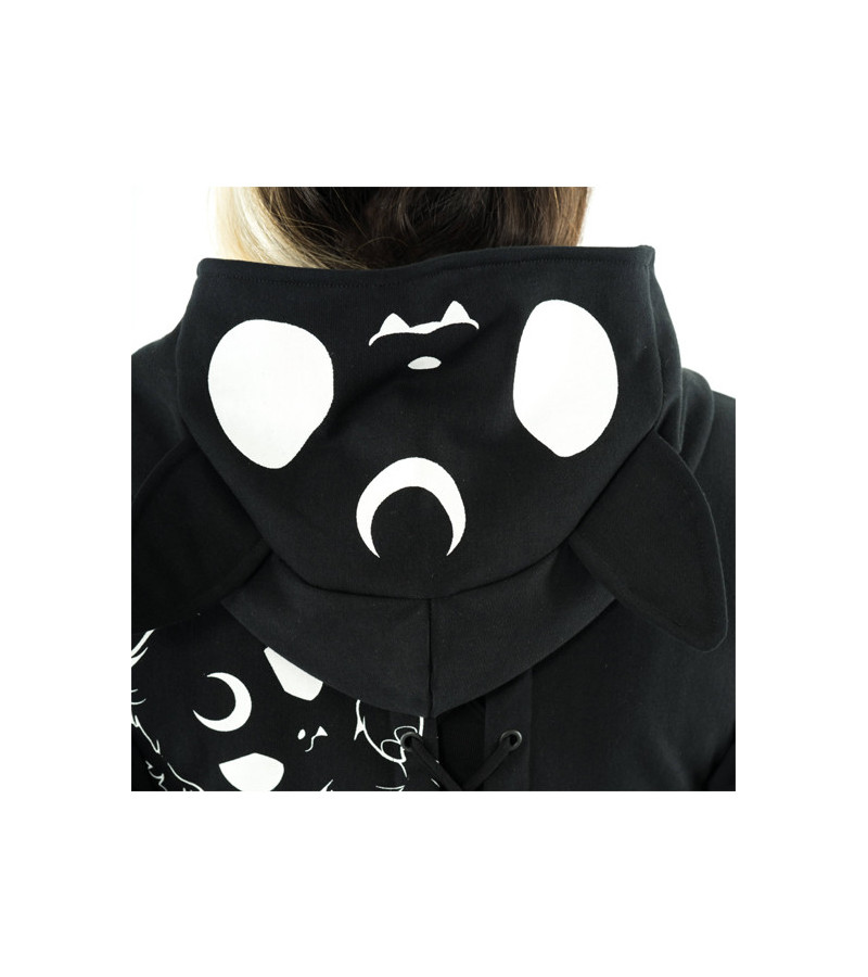 Game Over Hood With Ears