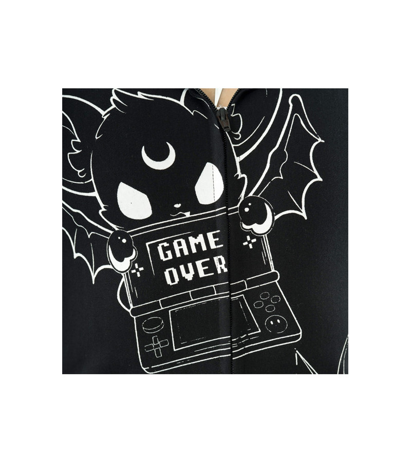 Game Over Hood With Ears