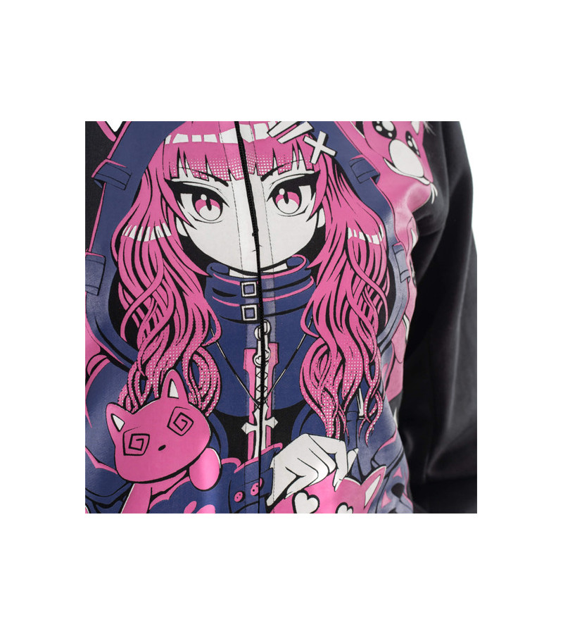 Sweat-shirt Kitty Mayhem Rose Violet