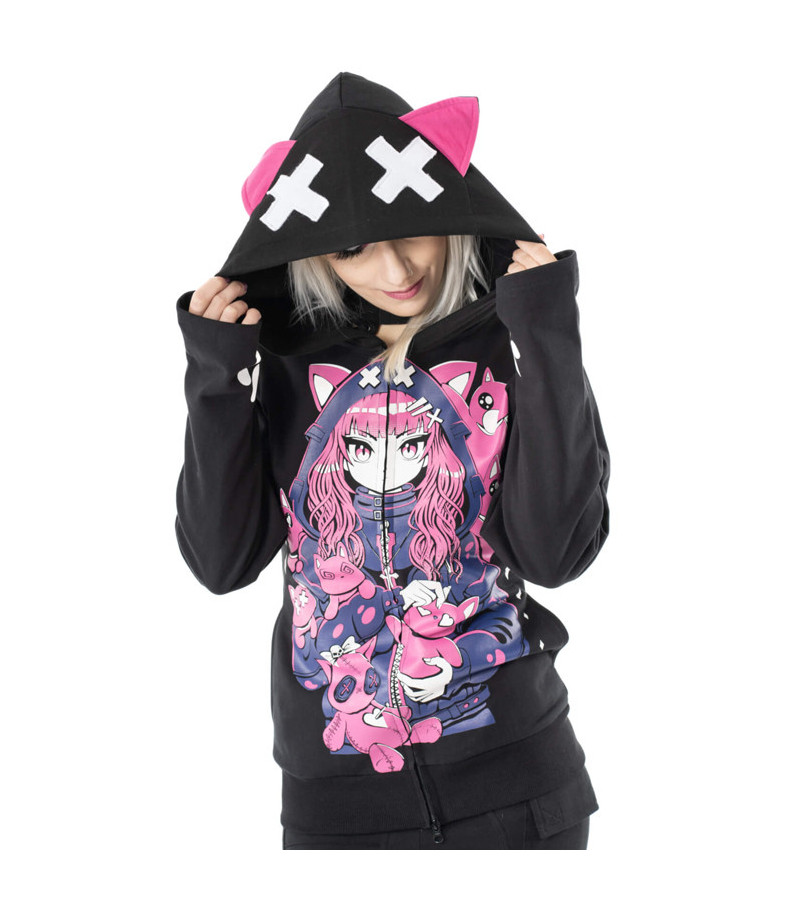 Kitty Mayhem Hood With Cat Ears