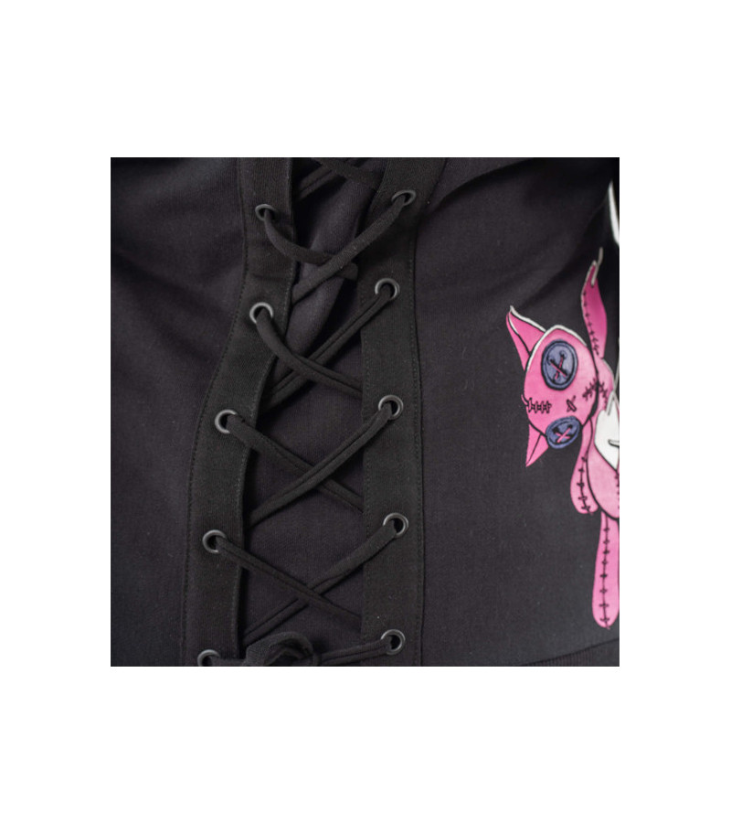 Sweat-shirt Kitty Mayhem Rose Violet