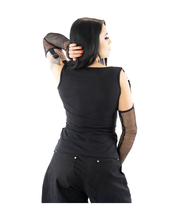 Inari Top With Mesh Arm Warmers