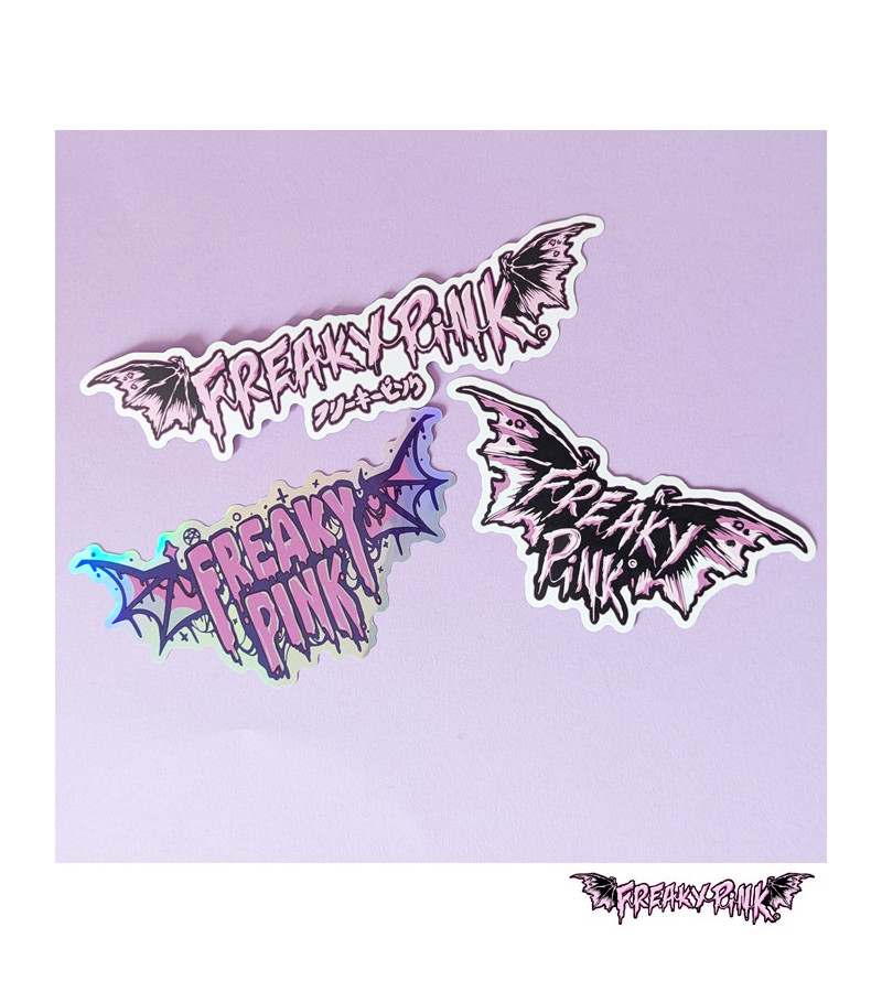 Pack 3 Stickers Freaky Pink