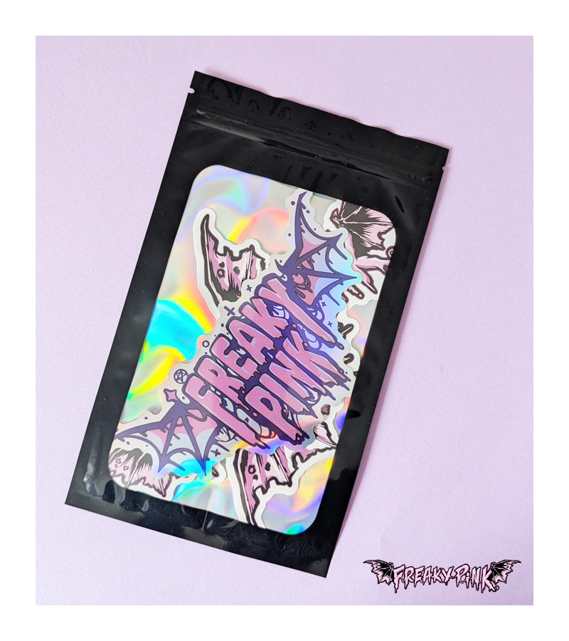 Pack 3 Stickers Freaky Pink