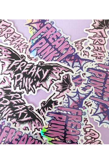 Pack 3 Stickers Freaky Pink