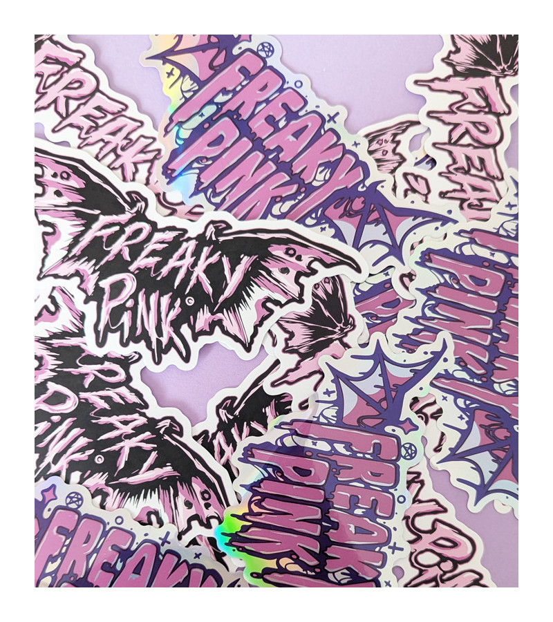Freaky Pink 3 Stickers Pack