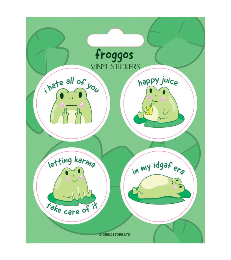 Froggos Stickers Set